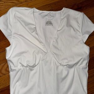 Sincerely Jules White athletic top